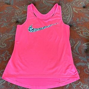 Nike Women's Bright Pink Tank Top